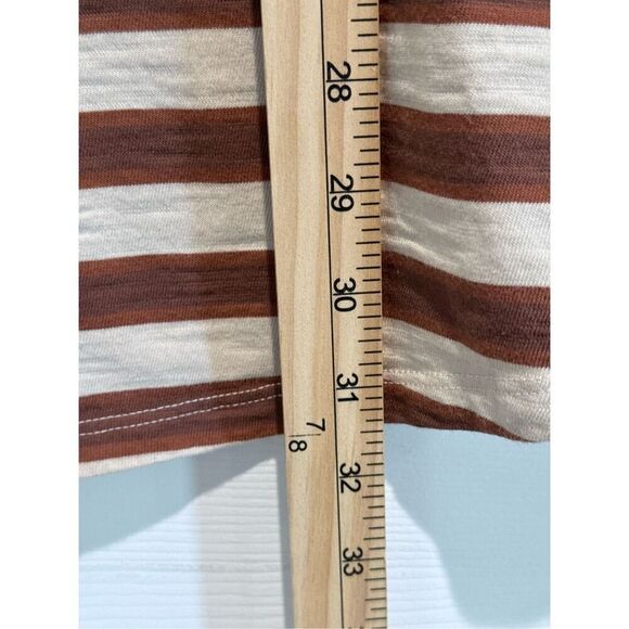 Rylee & Cru Cedar Stripe All Over Short Sleeve Henley Shirt Mini Dress Women's - Picture 11 of 15